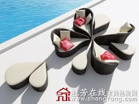 花瓣沙發(fā)：創(chuàng)意的有趣家具