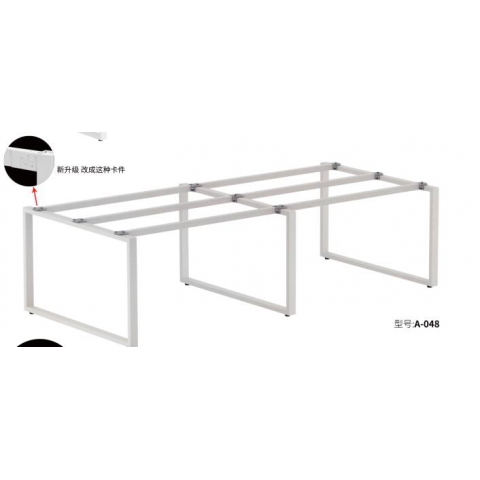 勝芳五金鐵藝桌架 不銹鋼桌架 餐廳桌架 餐臺(tái)支架 餐桌腳 書桌桌架 折疊桌架 辦公鋼架 辦公家具 簡易家具 康祥家具