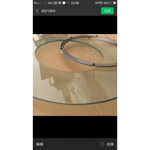 勝芳轉盤批發(fā) 玻璃轉盤 餐桌轉盤 桌面轉盤 實心大轉盤 鋼化玻璃轉盤 酒店家具 光輝鋼化玻璃